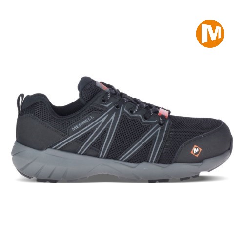 Dámské Pracovní Boty Merrell Fullbench Superlite Alloy Toe Černé (CZ. GTFPX)